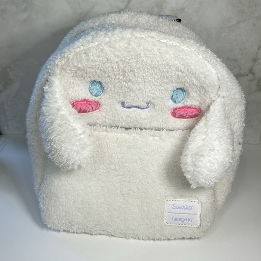 Sanrio Hello Kitty‎ Loungefly Cinnamoroll Fuzzy Exclusive Mini Backpack